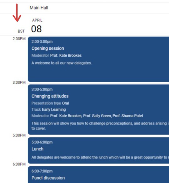 Setting up your program - display