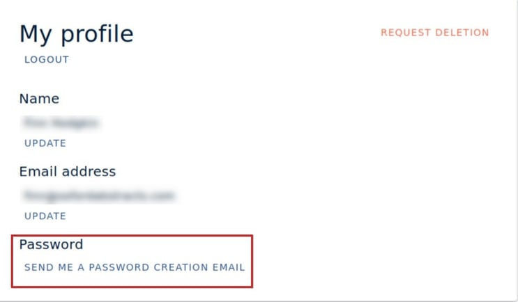 Updating your profile